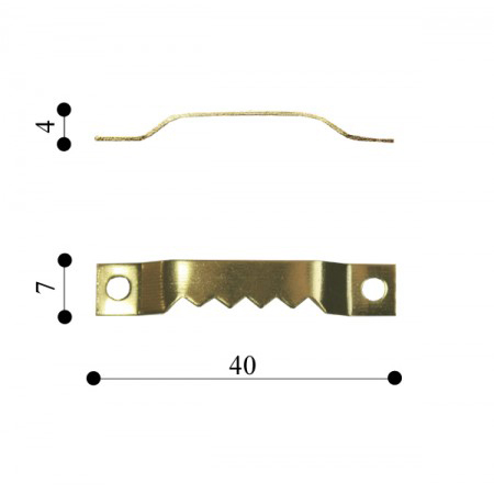 Подвес Крокодил 40х7 TS-K068