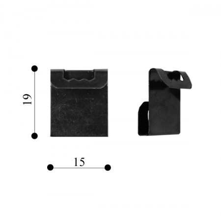 Подвес молотковый S-клипса 15х19 TS-K103